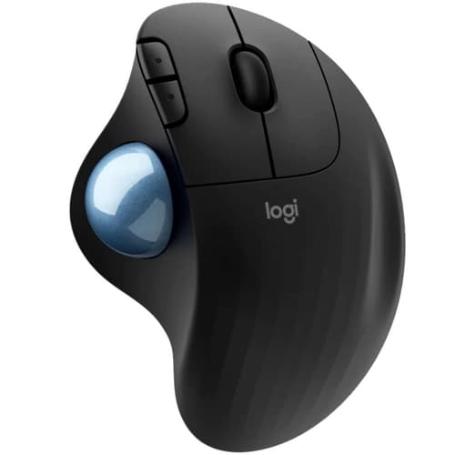 Mouse Inalámbrico LOGITECH M575 Ergo Trackball Negro