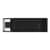 Pen Drive KINGSTON DataTraveler 70 64GB USB 3.2 Gen 1 Tipo C Negro