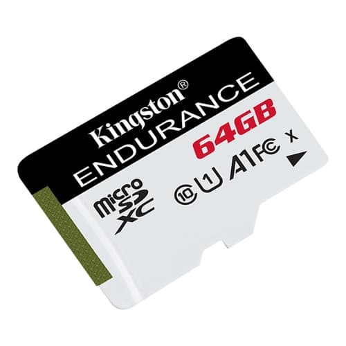 Tarjeta de Memoria KINGSTON High Endurance MicroSDXC 64GB UHS-I U1 V10 A1