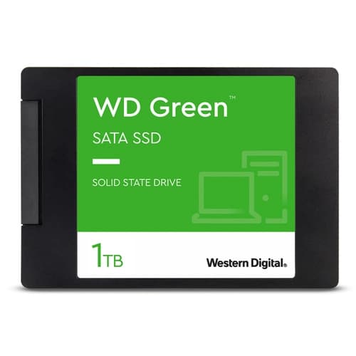 Disco Interno SSD WESTERN DIGITAL Green 1TB 2.5" SATA 3.0  545MB/s