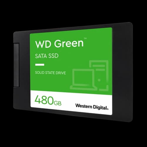 Disco Interno SSD WESTERN DIGITAL Green 480GB 2.5" SATA 3.0  545MB/s