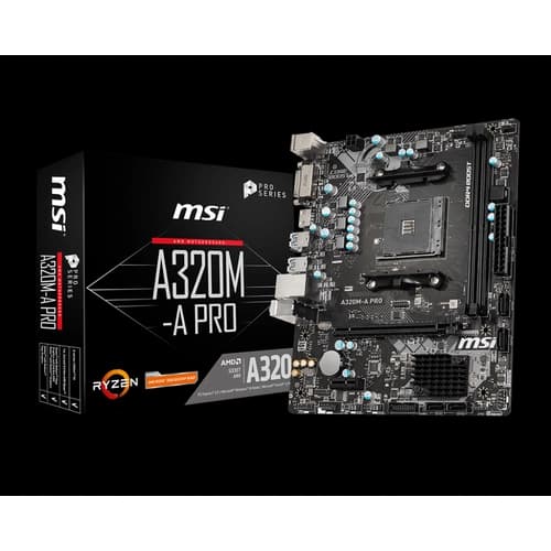 Motherboard MSI A320M A PRO AM4 DDR4 Elit