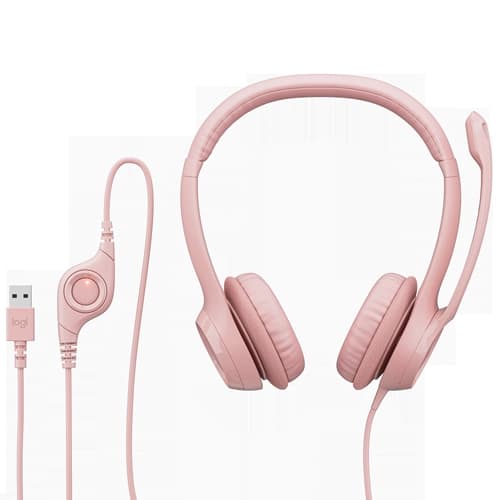 Auricular LOGITECH H390 Rosa