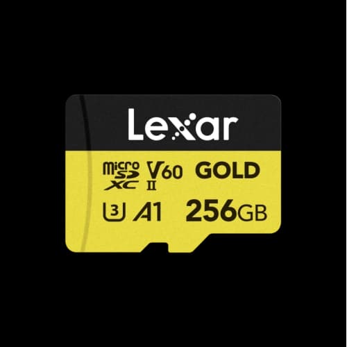 Tarjeta PRO SDXC Lexar Micro SD PRO Gold V60 256GB