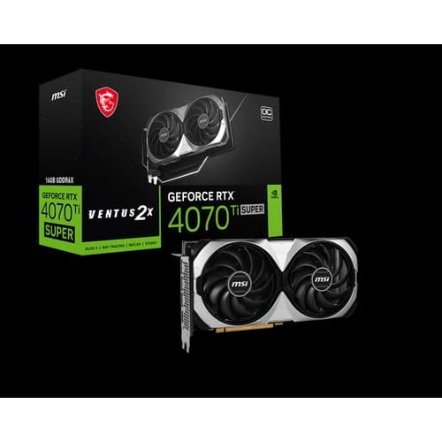 Placa MSI  GeForce RTX 4070 Ti SUPER 16G VENTUS 2X