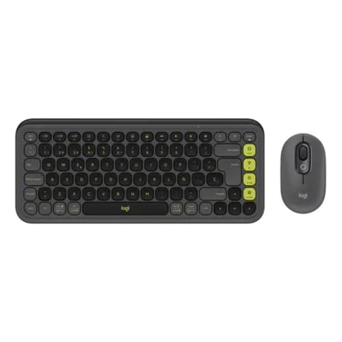 Combo Inalámbrico Logitech POP Icon Negro