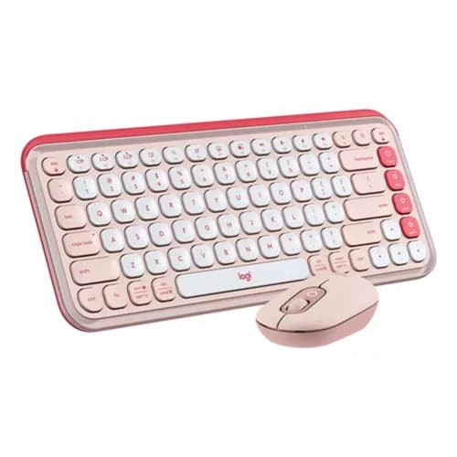 Combo Inalámbrico Logitech POP ICON Rosa