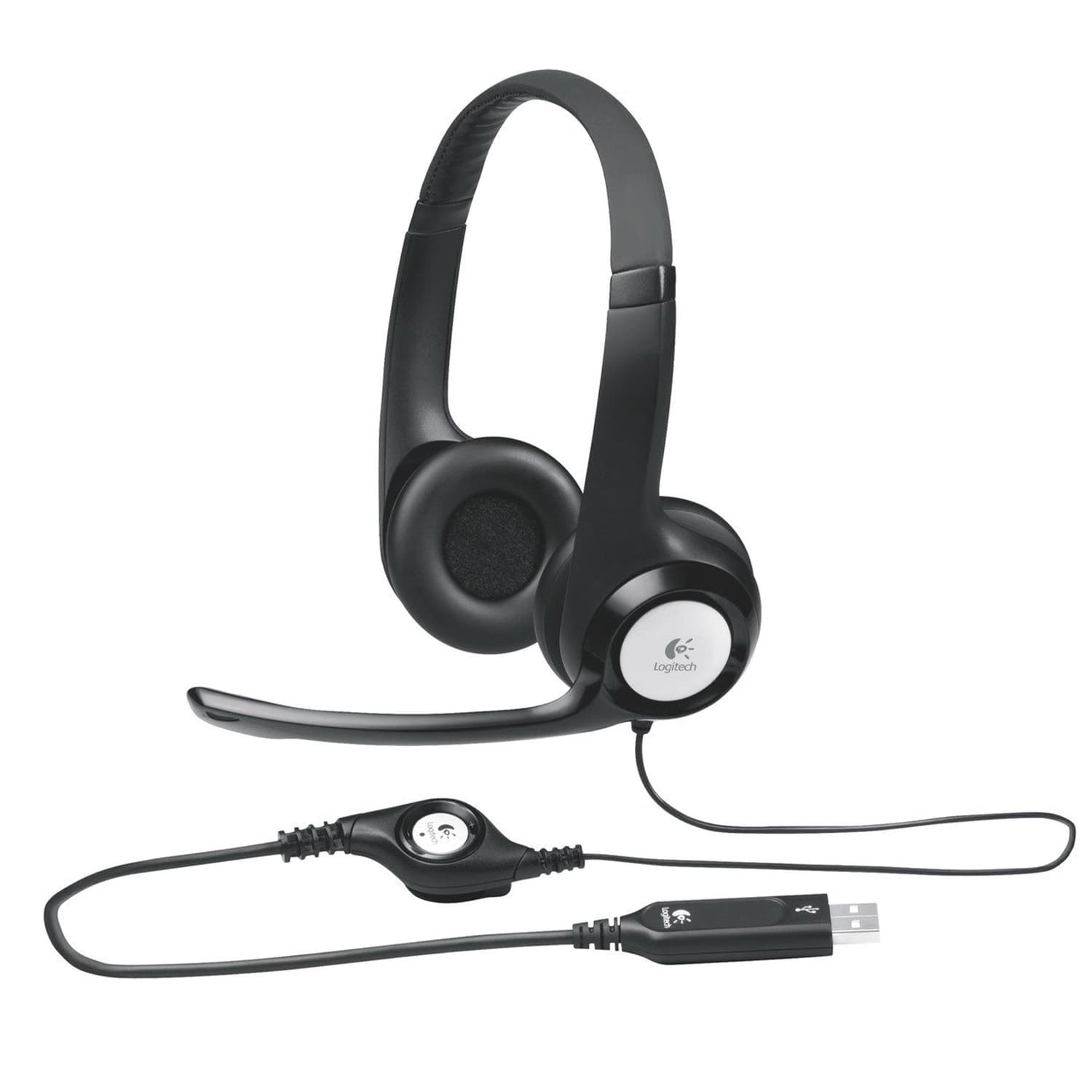 Auriculares Logitech H390, USB, Negro - Deffo Argentina