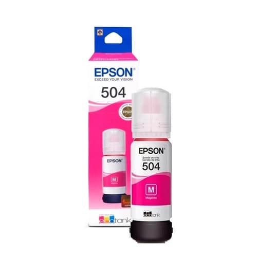 Botella de Tinta EPSON 504 Magenta