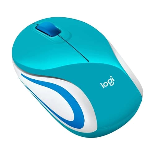 Mouse Inalámbrico LOGITECH M187 Bright Teal