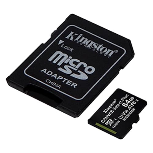 Tarjeta de Memoria KINGSTON Select Plus MicroSDXC 64GB UHS-I U1 V10 A1