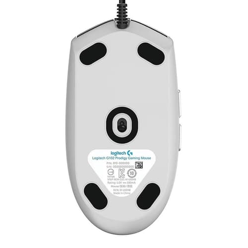 Mouse c/Cable LOGITECH G203 Blanco