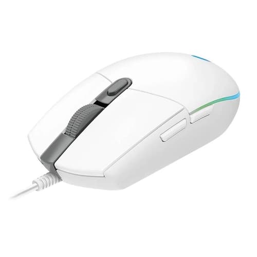 Mouse c/Cable LOGITECH G203 Blanco