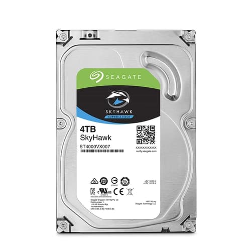 Disco Interno HDD SEAGATE Skyhawk 4TB 3.5" SATA 3.0 5900rpm