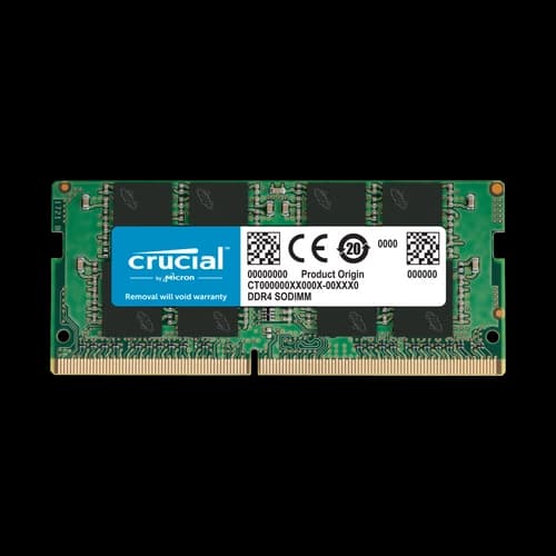 Memoria Ram SODIMM CRUCIAL Basic 16GB DDR4 2666MHz CL17 1.20V Single Verde