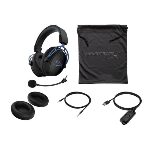 Auricular HYPERX Cloud Alpha S Negro y Azul