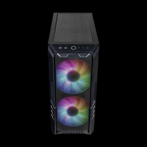 Gabinete COOLER MASTER HAF 500 Gris Mid Tower RGB S/Fuente