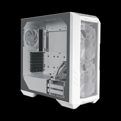 Gabinete COOLER MASTER HAF 500 Blanco Mid Tower ARGB S/Fuente