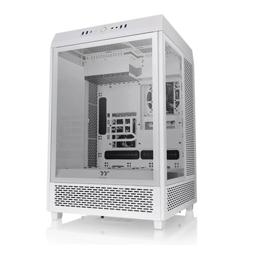 Gabinete The Tower 500 Blanco C/ Vidrio Templado