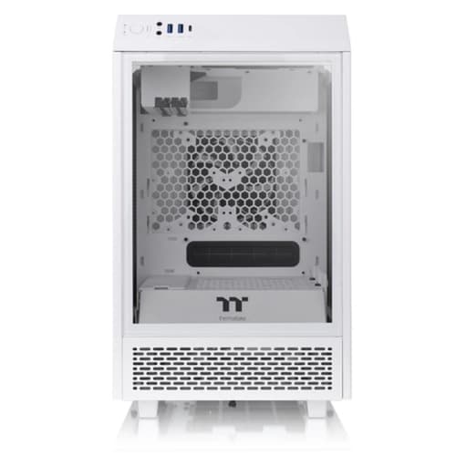 Gabinete The Tower 100 Blanco C/ Vidrio Templado