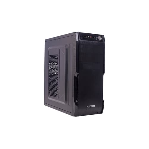 Gabinete CROMAX 2801 KIT T M Negro Mid Tower C/Fuente 600W Standar