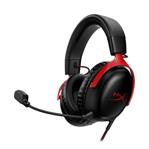 Aur HyperX Cloud III - (Negro/Rojo)