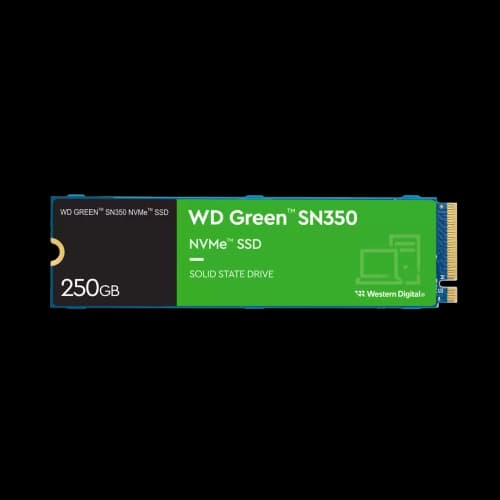 Disco SSD WD 250GB Green SN350 NVMe gen3 2400MB/S