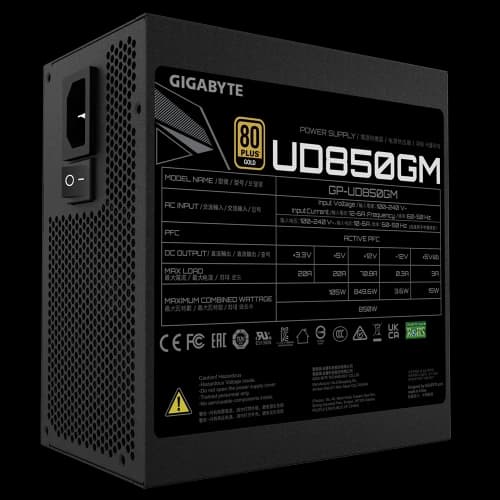 Fuente Gigabyte UD850GM 80 Gold Modular