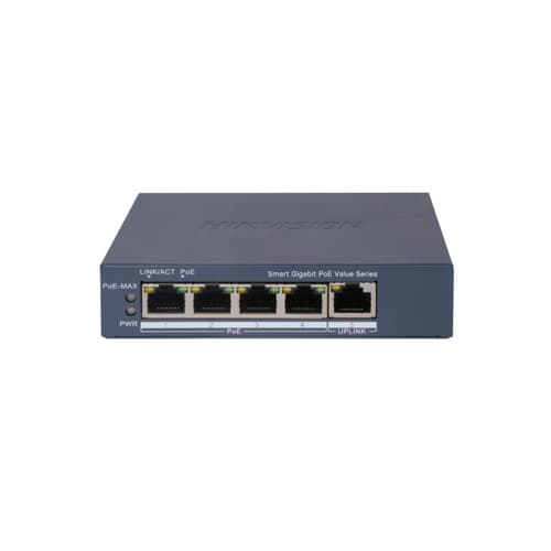 Switch Hikvision 4 puertos Gigabit POE   1 RJ45