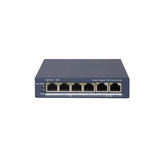 Switch Hikvision 4 puertos Gigabit POE   2 RJ45