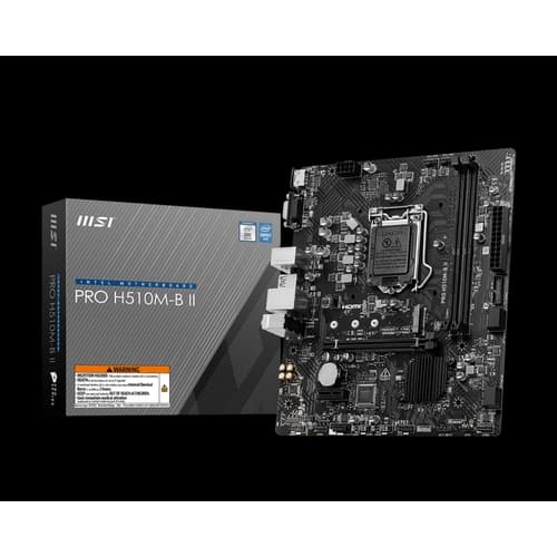 Motherboard MSI PRO H510M-B II LGA1200 DDR4 (Solo 10ma Gen)