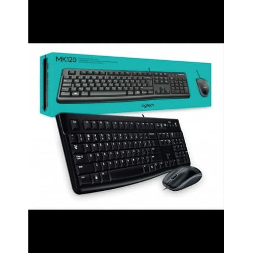 Combo Teclado y Mouse Logitech  MK120 Español