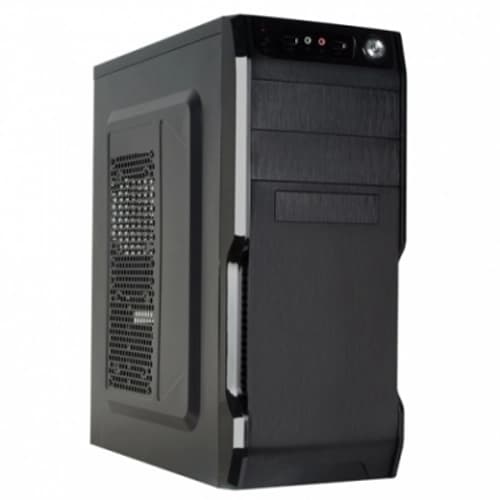 Gabinete CROMAX 2801 Kit T M Negro Mid Tower C/Fuente 600W Standar