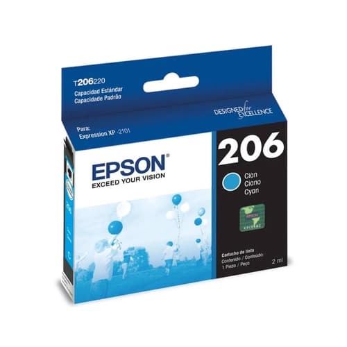 Cartucho de Tinta EPSON 206 Cian