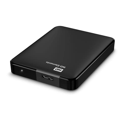 Disco Externo HDD WESTERN DIGITAL Elements 4TB USB 3.0 Tipo A Negro