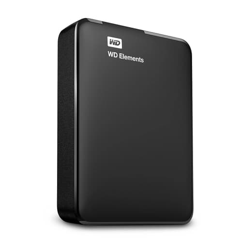 Disco Externo HDD WESTERN DIGITAL Elements 4TB USB 3.0 Tipo A Negro