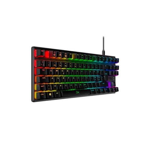 Teclado c/Cable HYPERX Alloy Origins Core Red US Negro