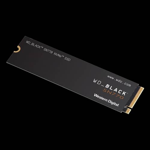Disco Interno SSD WESTERN DIGITAL SN770 500GB M.2 NVMe PCIe 4.0 5000MB/s