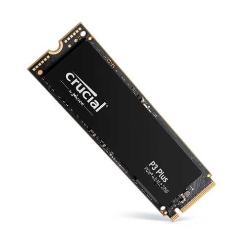 Disco Interno SSD CRUCIAL P3 Plus 500GB M.2 NVMe PCIe 4.0 4700MB/S