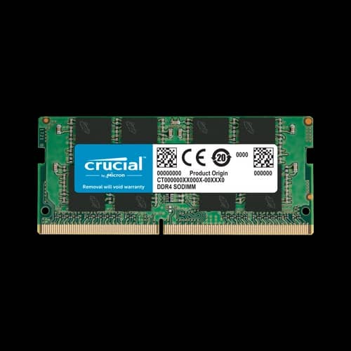 Memoria Ram SODIMM CRUCIAL CT 16GB DDR4 3200MHz CL22 1.20V Single Negro