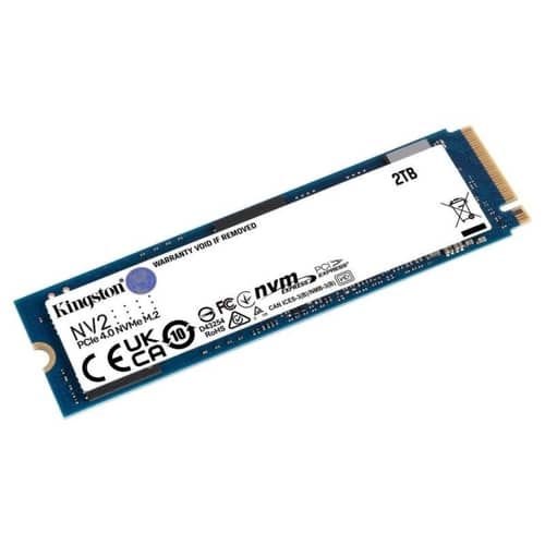 Disco Interno SSD KINGSTON NV2 2TB M.2 NVMe PCIe 4.0 3500MB/s