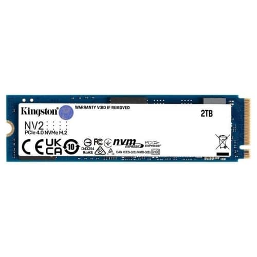 Disco Interno SSD KINGSTON NV2 2TB M.2 NVMe PCIe 4.0 3500MB/s