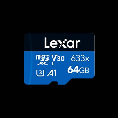 Tarjeta microSDXC Lexar 633x 64GB UHS-I C10 sin adaptador
