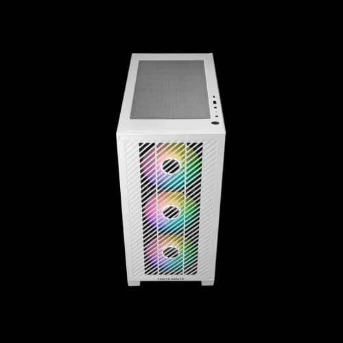 Gabinete Cooler Master Elite 301 White 3 Fans ARGB s/fuente