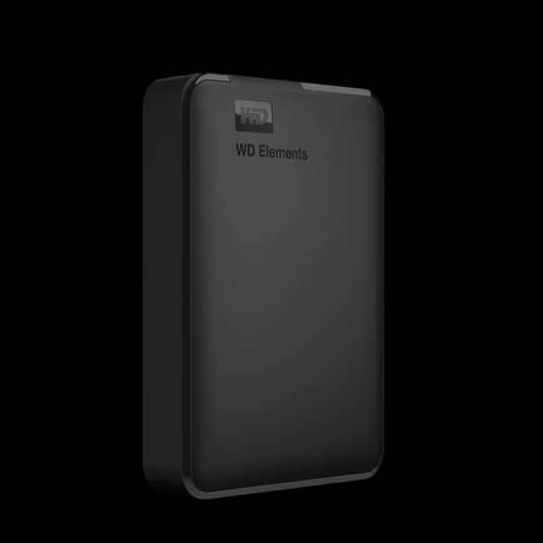 Disco Externo HDD WESTERN DIGITAL Elements 5TB USB 3.0 Tipo A Negro