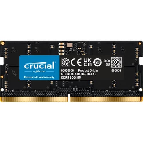 Memoria RAM SODIMM Crucial 16GB DDR5-5600Mhz CL46 (16Gbit)