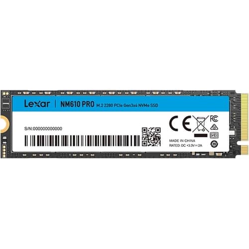 Disco Interno SSD LEXAR NM610 PRO 1T M.2 NVMe