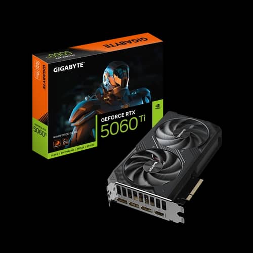 Placa de Video GIGABYTE NVIDIA GeForce RTX 5060 Ti WINDFORCE OC 8G