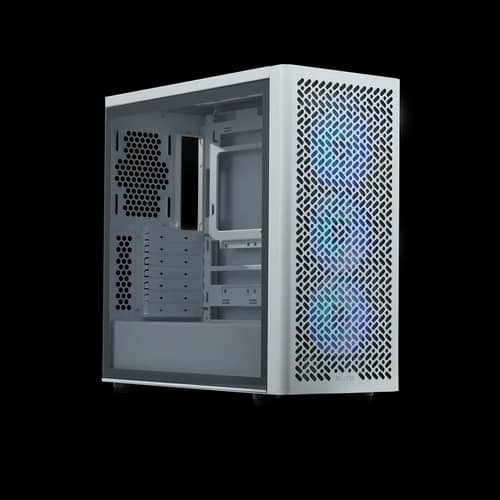 Gabinete Cooler Master Elite 502 White 3 Fans ARGB s/fuente