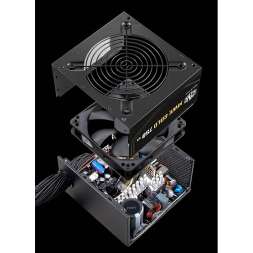 Fuente Cooler Master MWE Gold 750W 80 Plus NM FR A/AR cord
